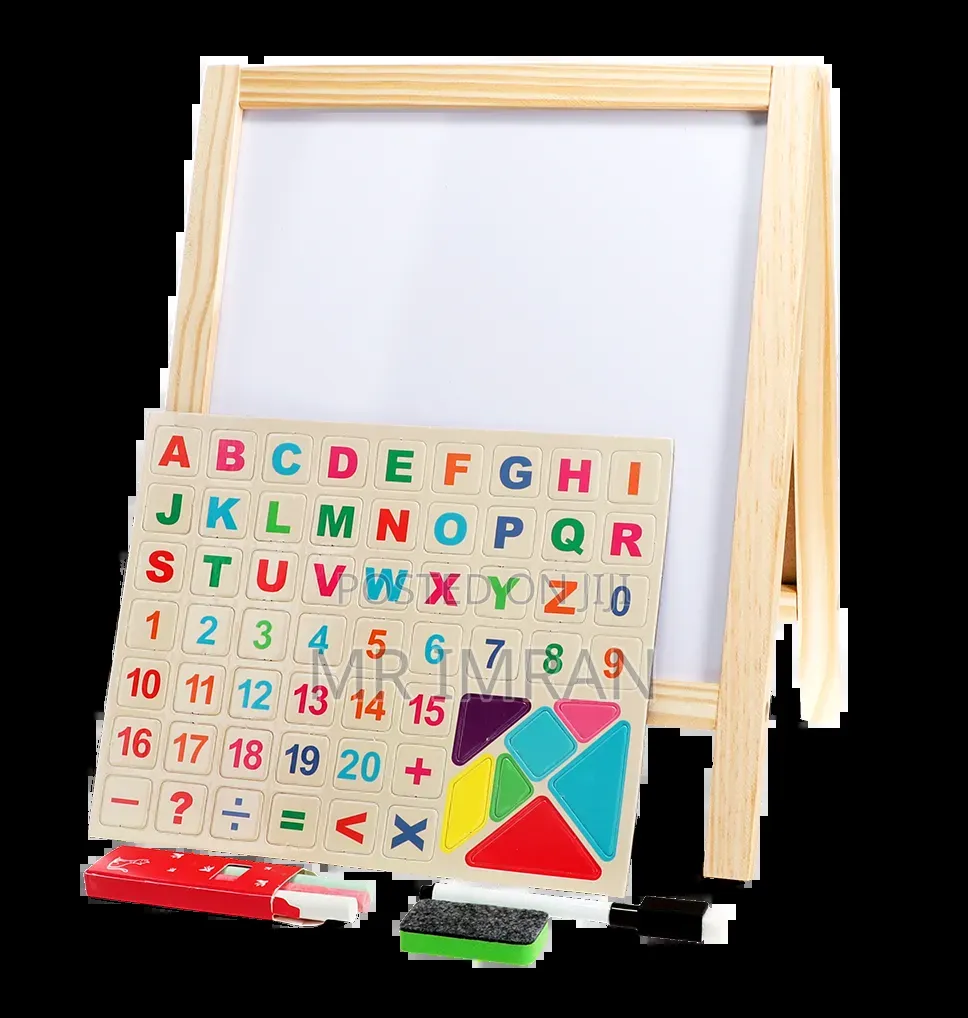 2-in-1 Wooden Tabletop Easel