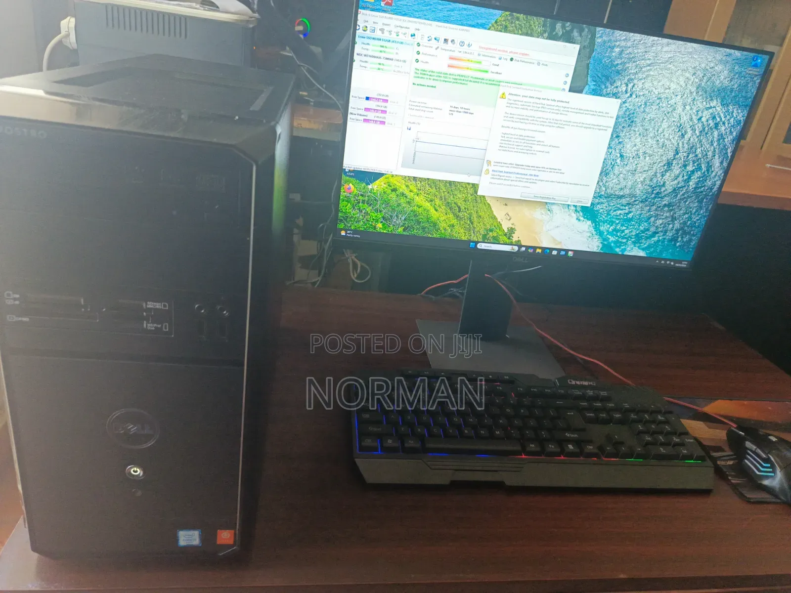 Desktop Computer Dell Vostro 470 8GB Intel Core i3 SSD 640GB