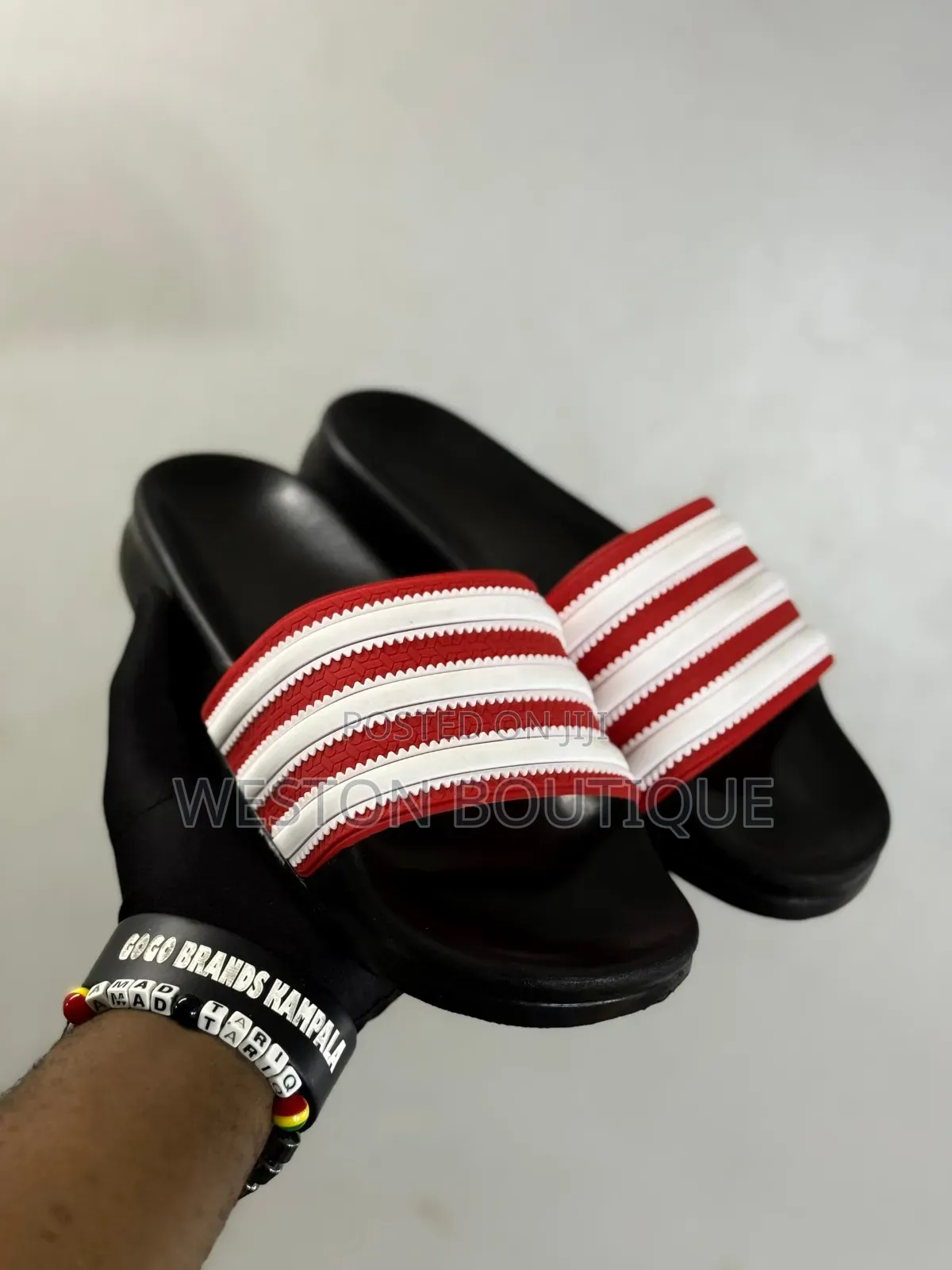 Original Adidas Black Slides Size 40 to 45 Inches
