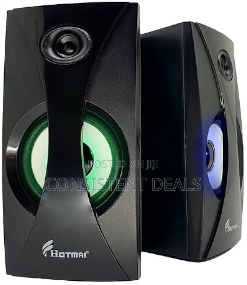 Led Speaker Portable Usb 3.5mm Multimedia 2.0 Speaker