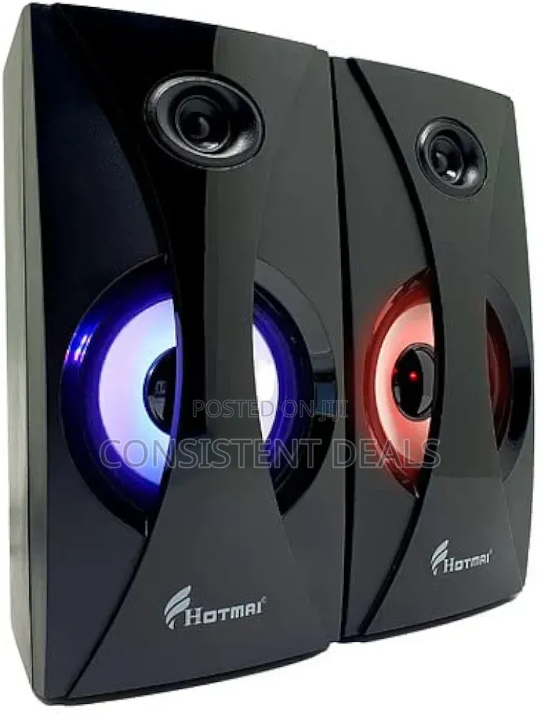 Led Speaker Portable Usb 3.5mm Multimedia 2.0 Speaker