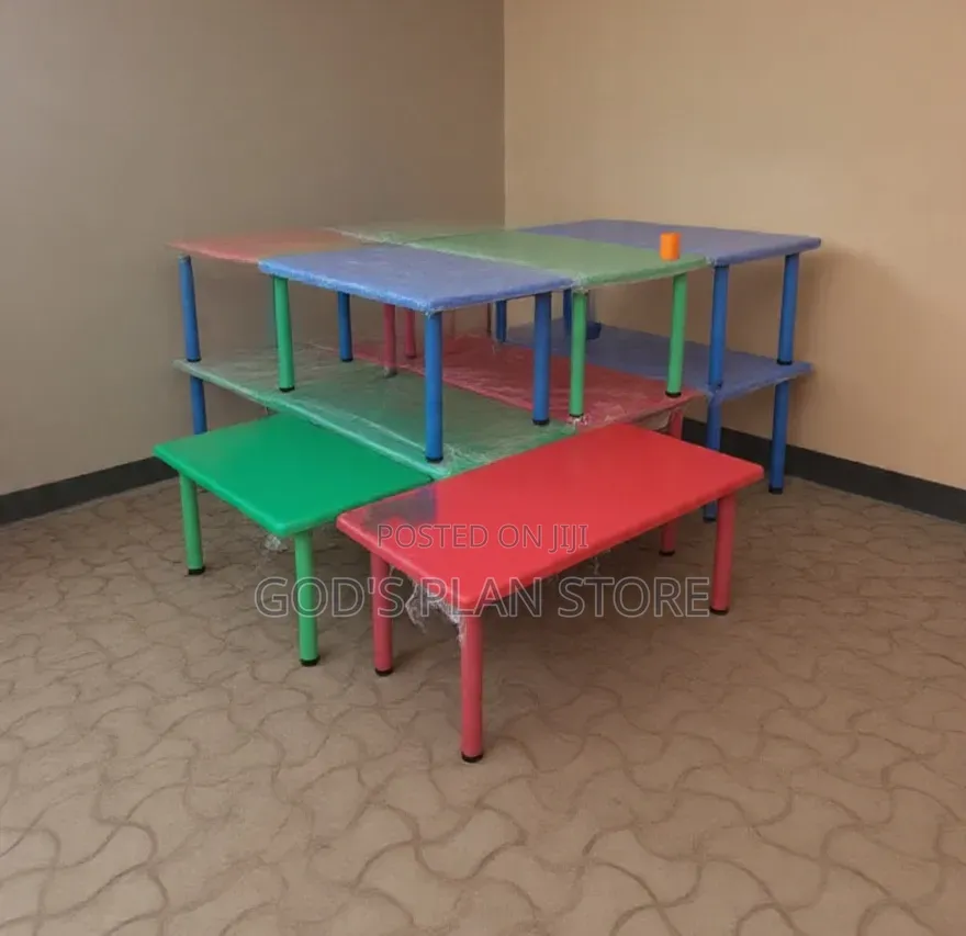 Kindergarten Plastic Kids Table Plastic Kids Table 120cm All Colors