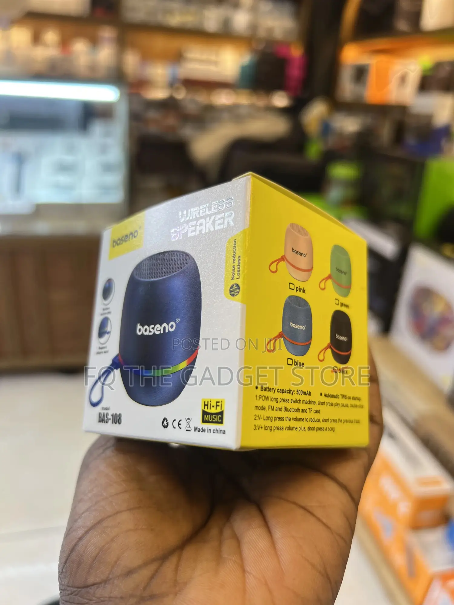 Baseno Mini Wireless Speaker Bas-108