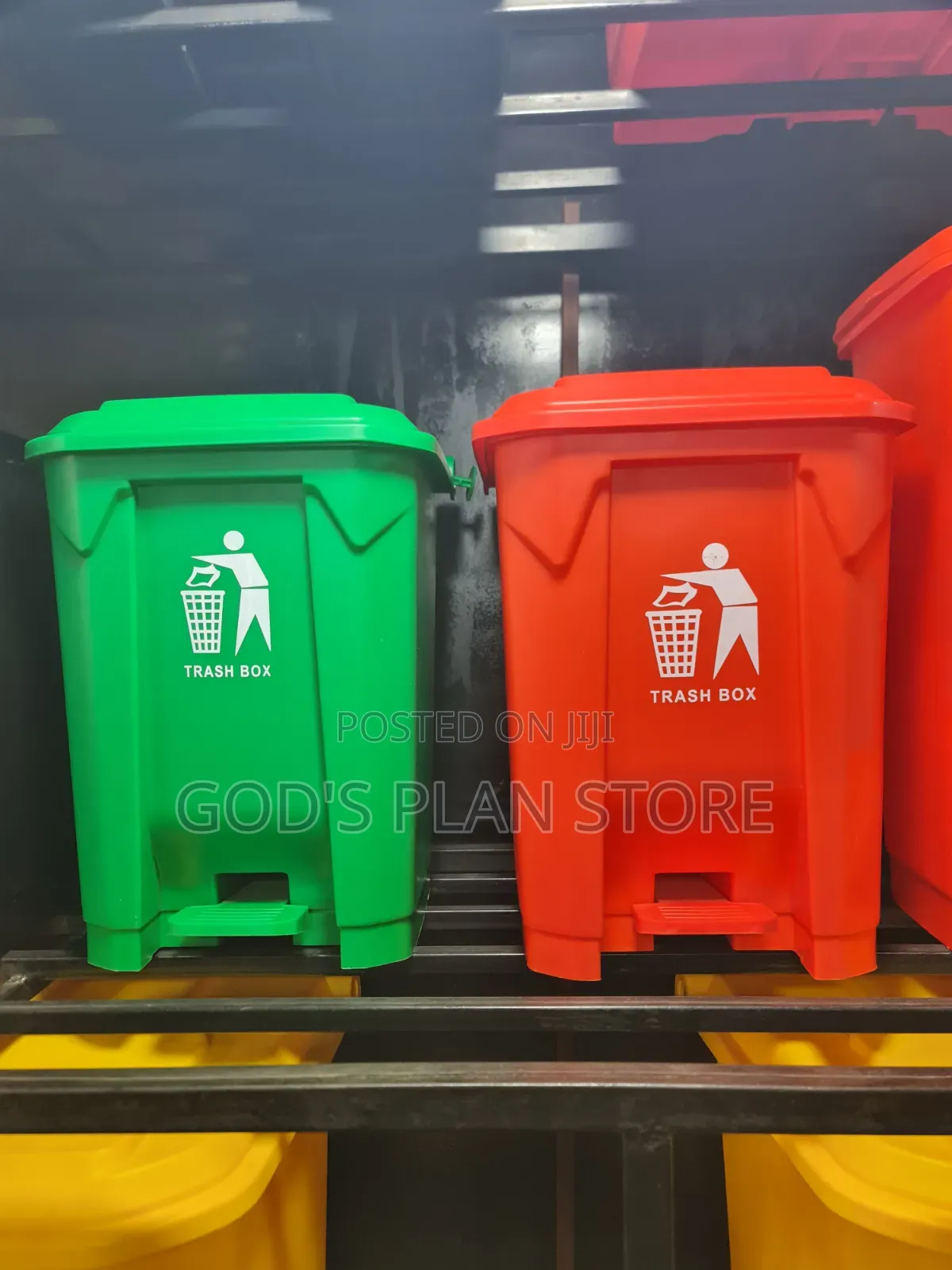 Double Wall 20litres Step on Plastic Dust Bins