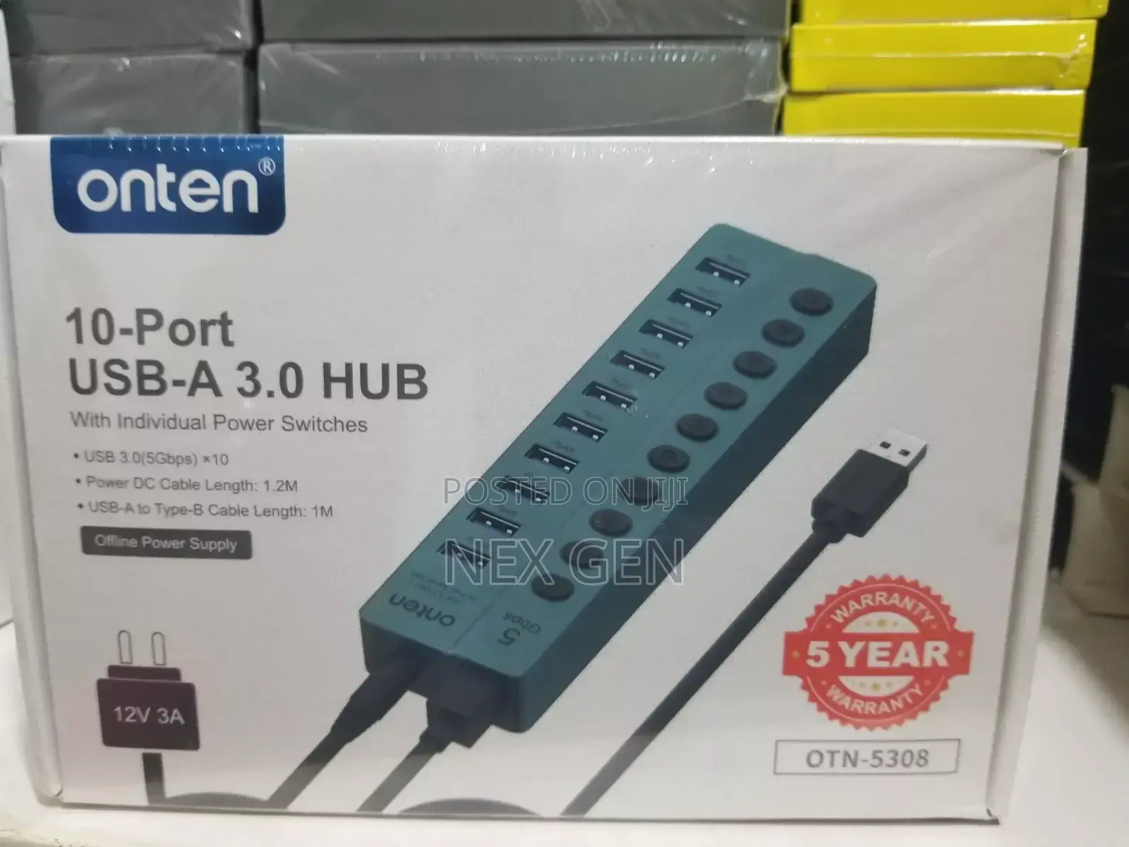 Onten Usb a 3.0 Hub 10port
