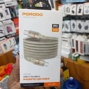 60w Usb-C to Usb-C Magnetic Led Cable