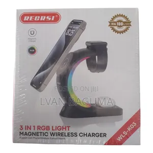 Recrsi 3-in-1 RGB Magnetic Wireless Charger – WLS-
