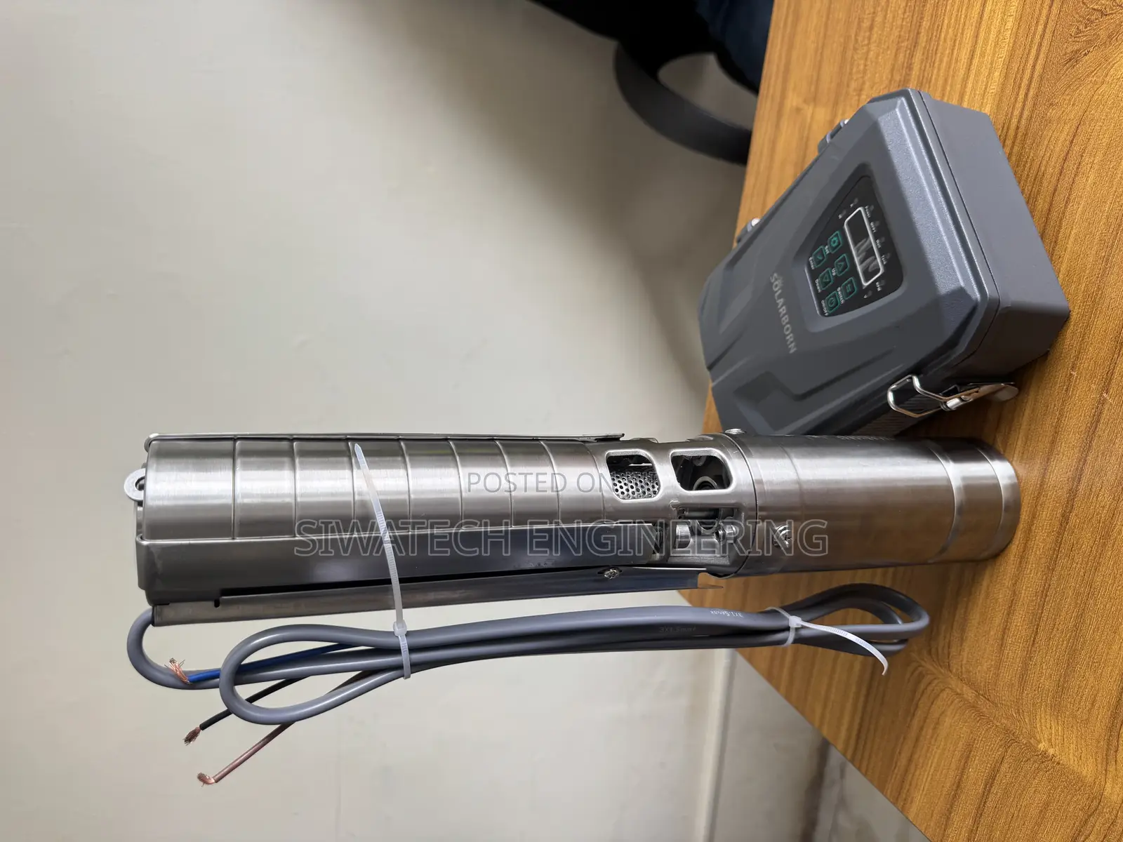 300w Solar Submersible Water Pump, 36m Head, 3cubics/Hr 1-1/4” Outlet