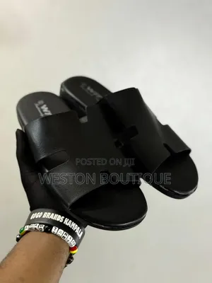 Hermes Brown Rubber Sandals Size 40 to 45 Inches