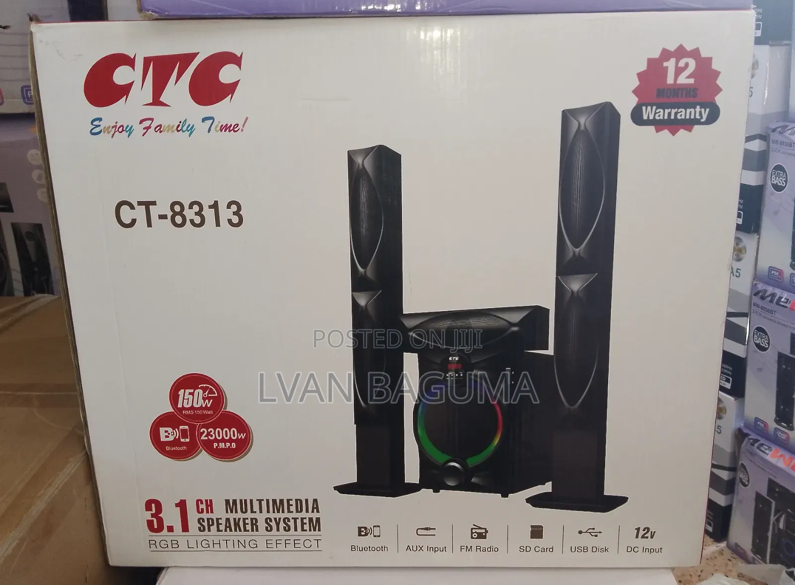 C.T.C 3.1ch Multimedia Speaker System