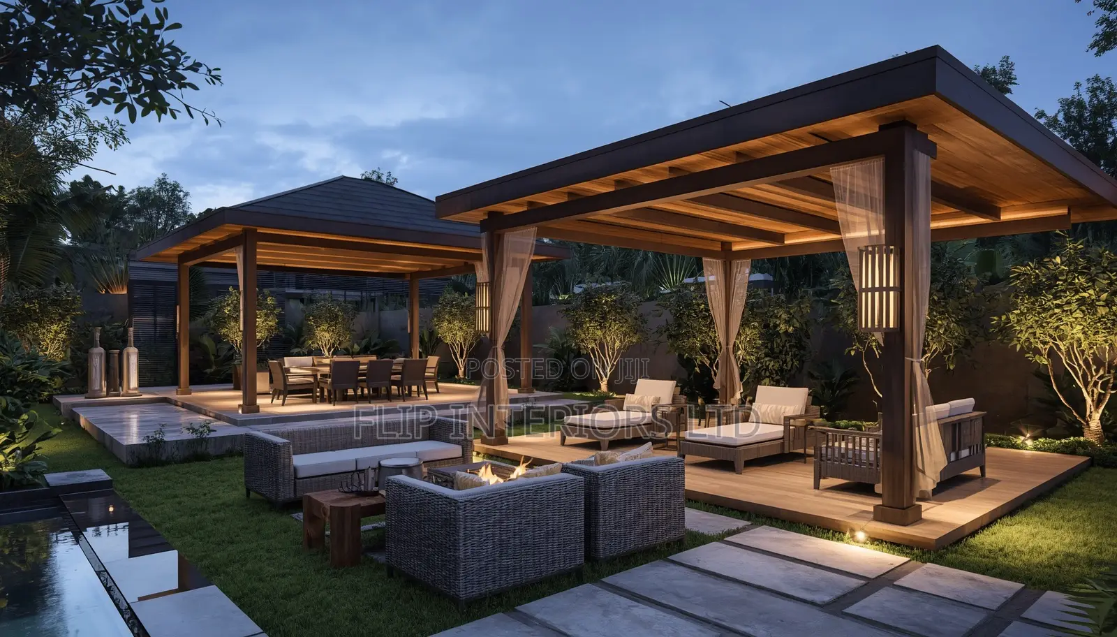 Custom Outdoor Gazebo Relaxation Space Services