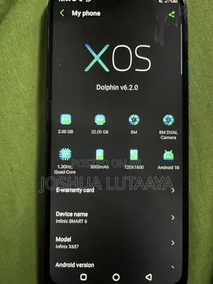 Infinix Smart 6 32 GB Blue