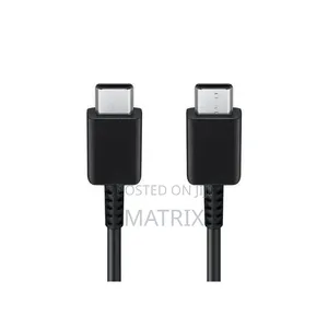 Samsung 65w Pd Power Adapter With Two Usb-C Ports and One Usb-a Port.