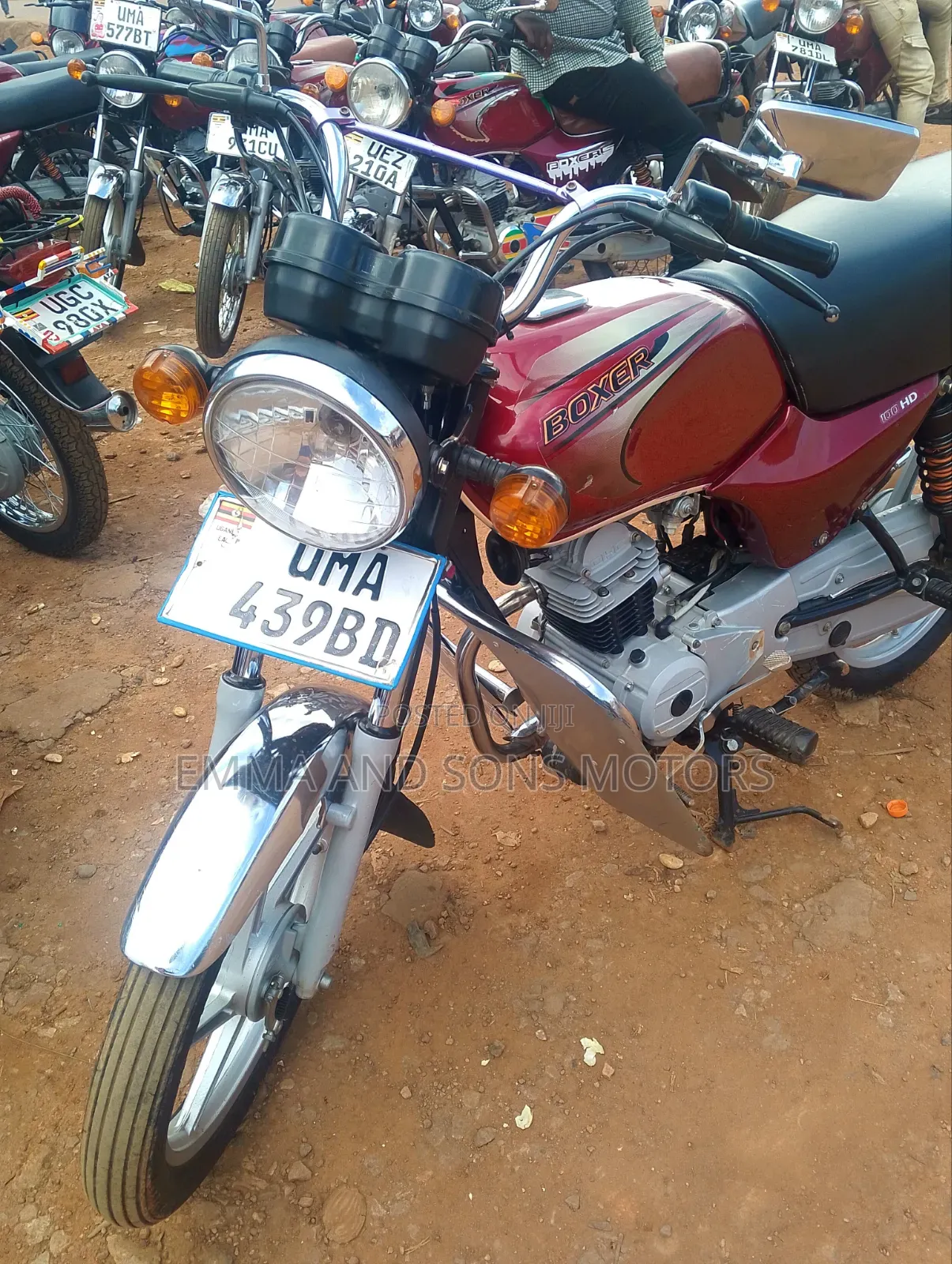 Bajaj Boxer 100 2025 Red