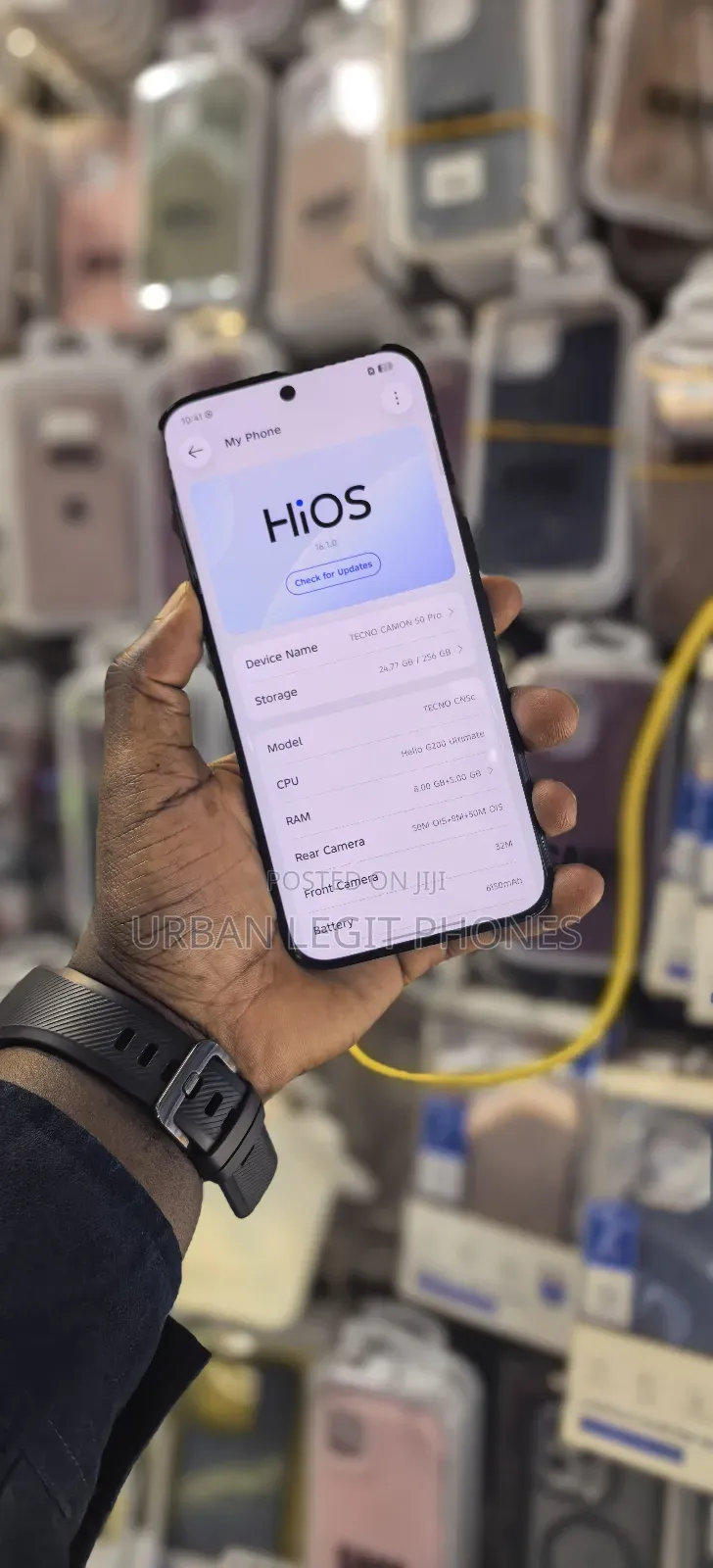 Tecno Camon 50 Pro 256 GB Black