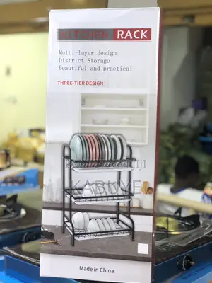 3-Tier Dish Rack Drainer