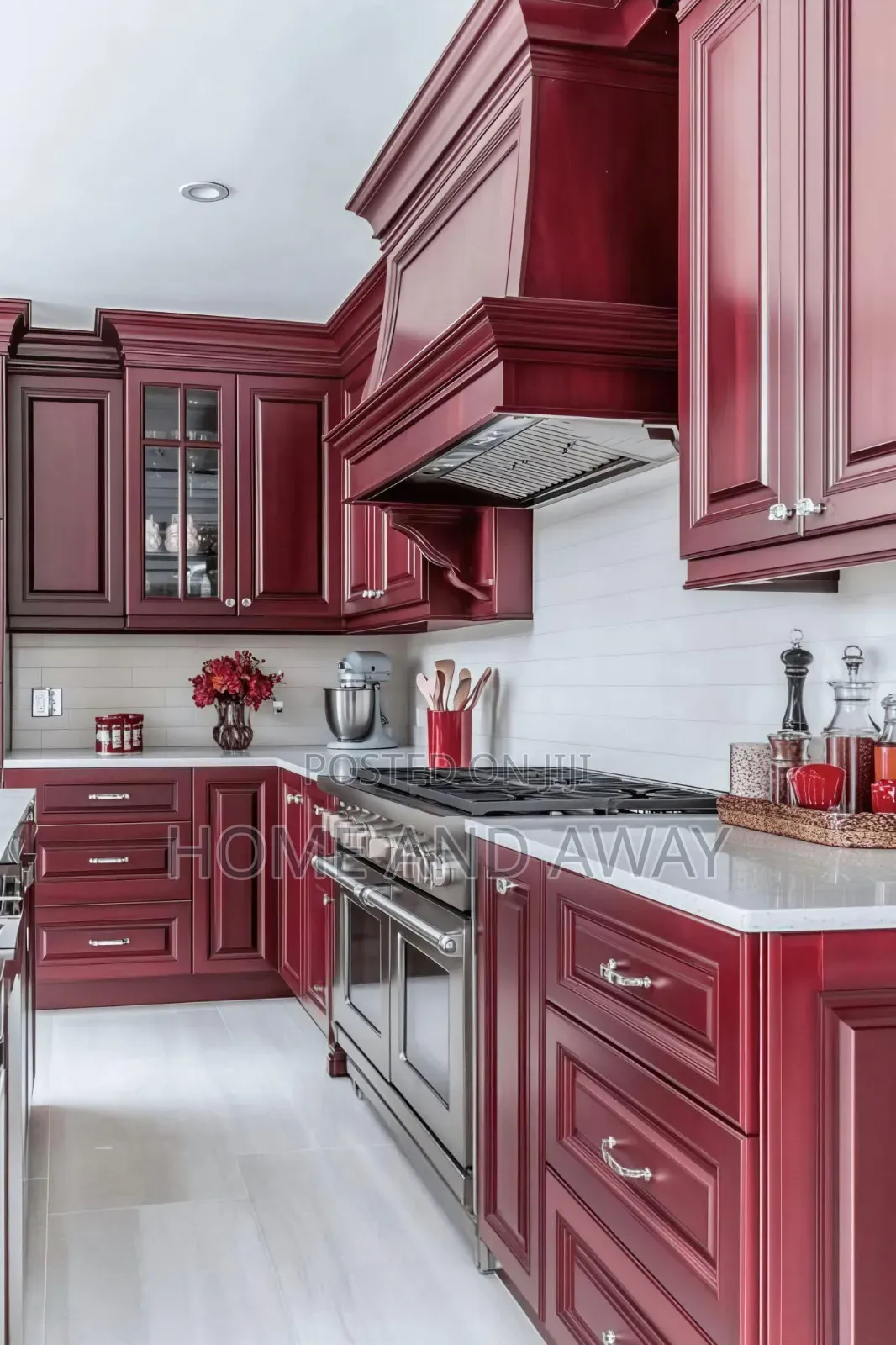 Pure Wooden Kitchen Cabinets 1,200,000/- Per Running Meter Any Colour