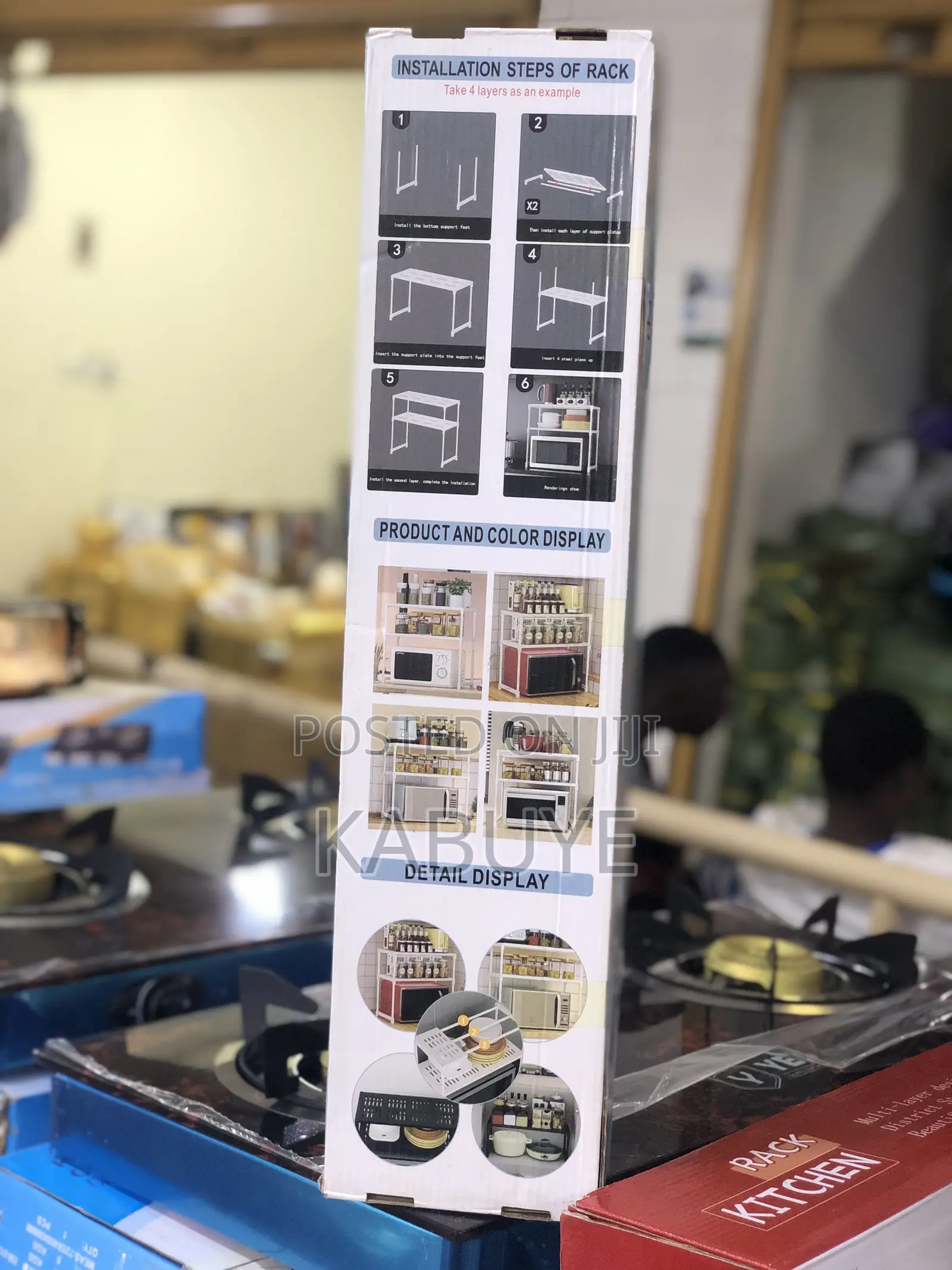 Versatile Multi-Tier Kitchen Storage Rack