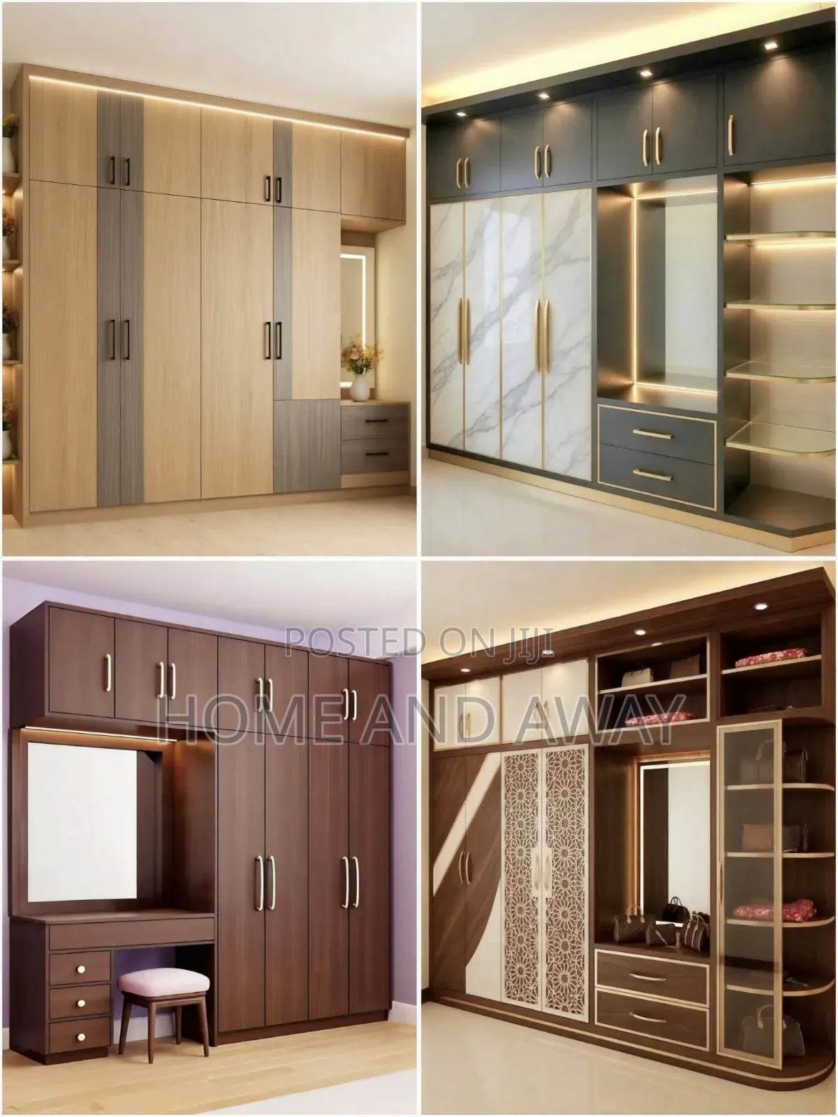 Latest Wardrobes Designs From 855,000/- Per Running Meter Any Design