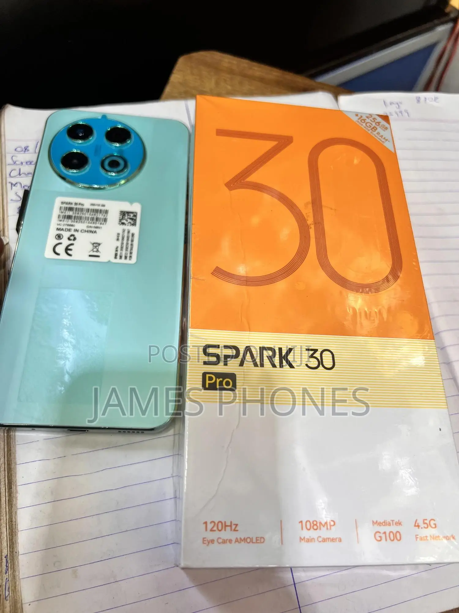New Tecno Camon 30 5G 256 GB Blue