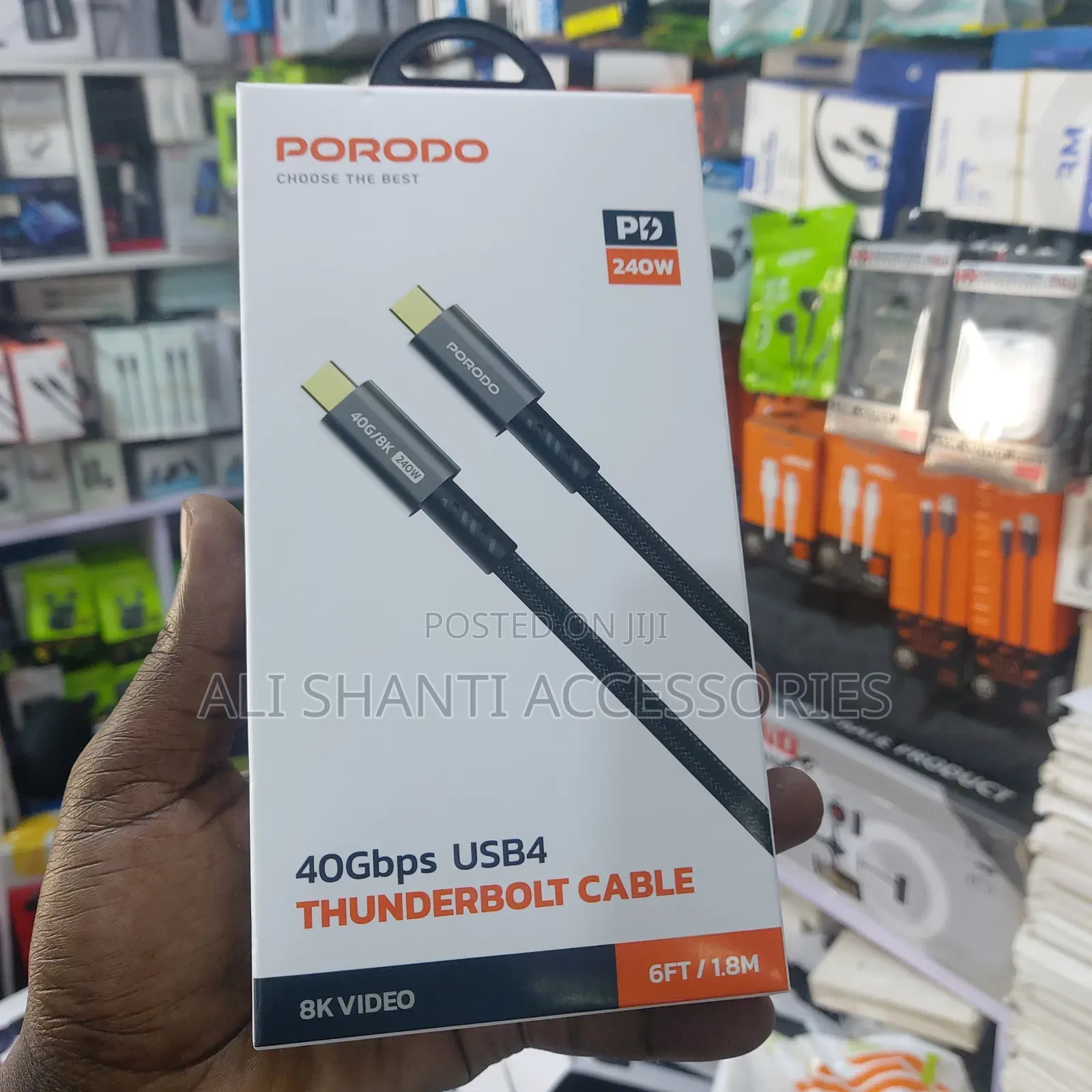 20w 40gbps Usb4 Thunderbolt Cable