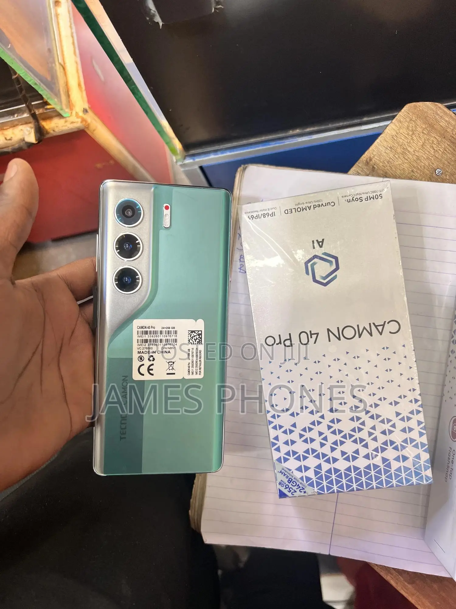 New Tecno Camon 40 Pro 5G 256 GB Green