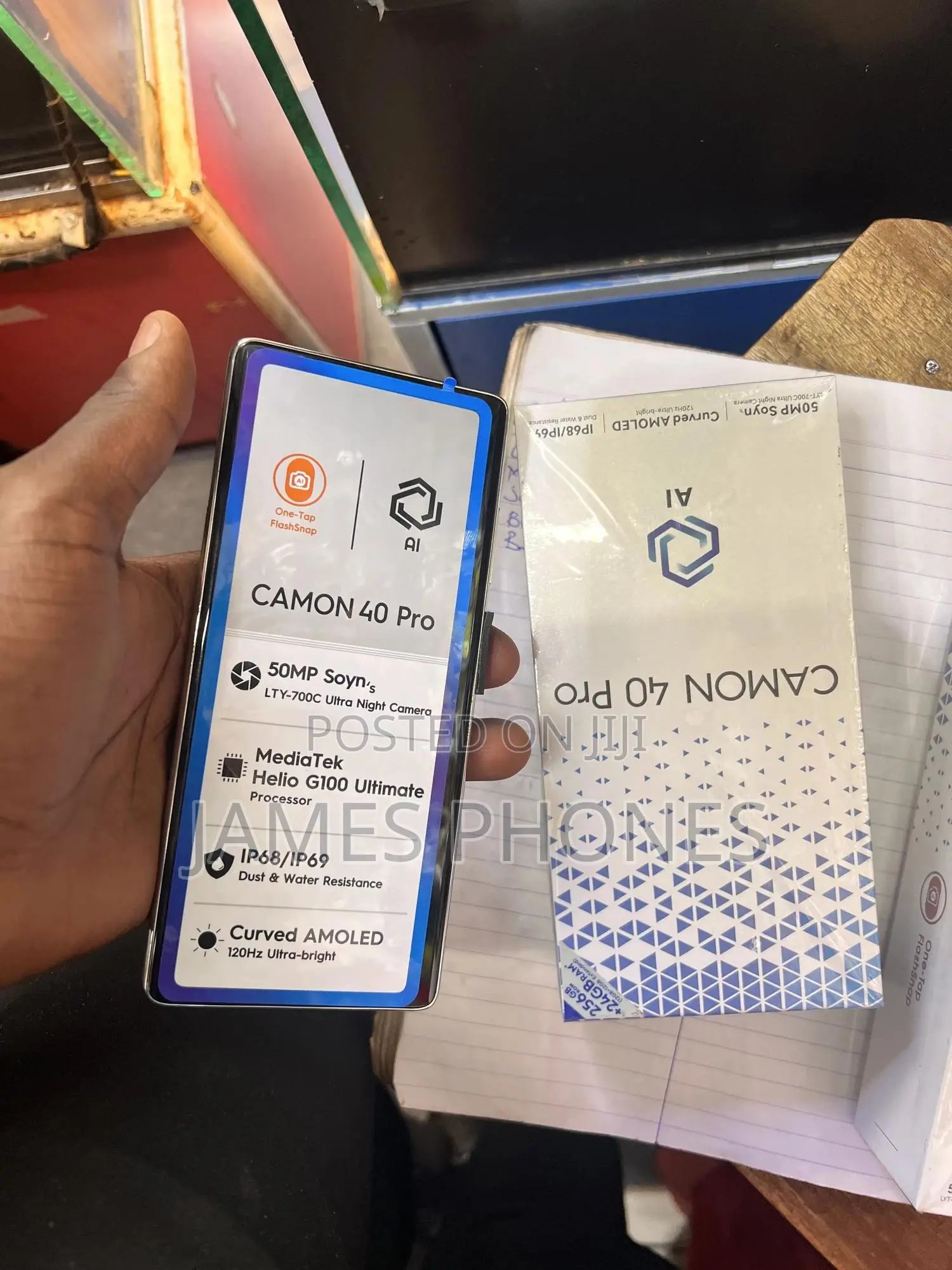 New Tecno Camon 40 Pro 5G 256 GB Green