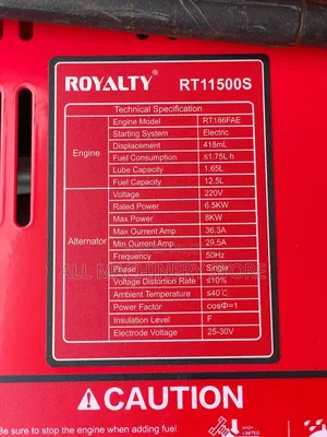 Royalty Diesel Generator