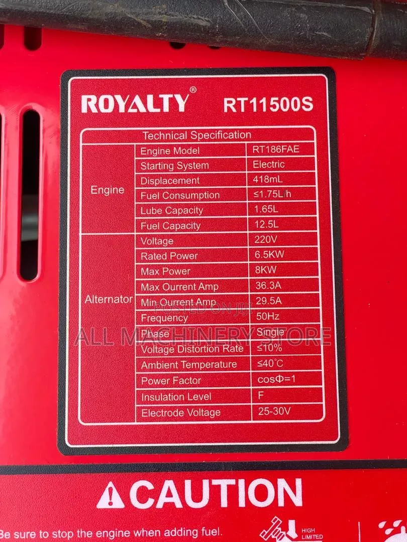 Royalty Diesel Generator