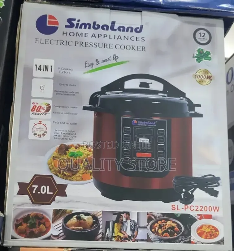Simbaland Electric Pressure Cooker 6.0l