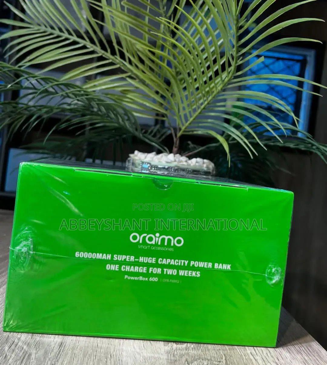 Oraimo Powerbox High-Capacity Portable Power Bank 60000amp Power Bank