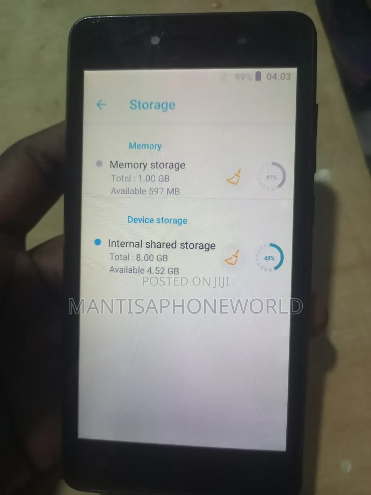 Tecno F1 8 GB Black