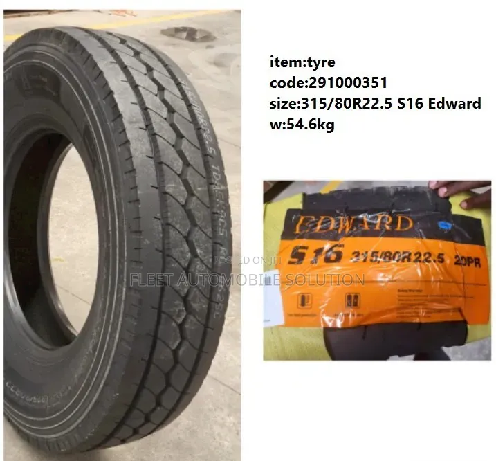 Tyre 315/80r22.5 20pr Edward S16
