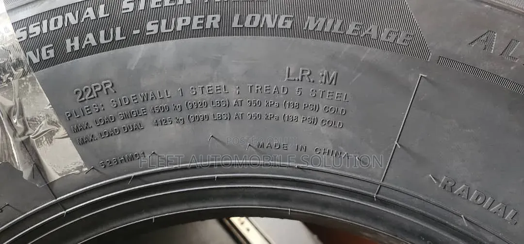 Tyre 315/80r22.5 22pr Habilead Bm912