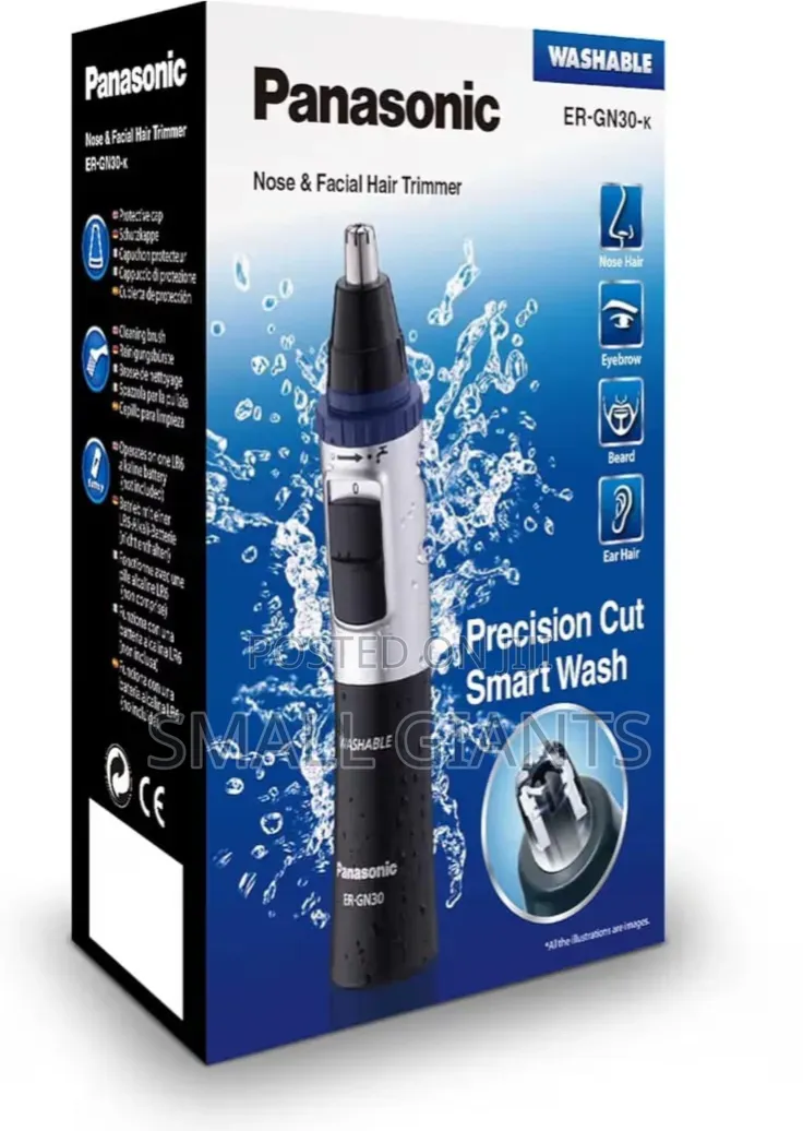 Panasonic Er-Gn30 Wet Dry Electric Facial Hair Ear Nose Hair Trimmer