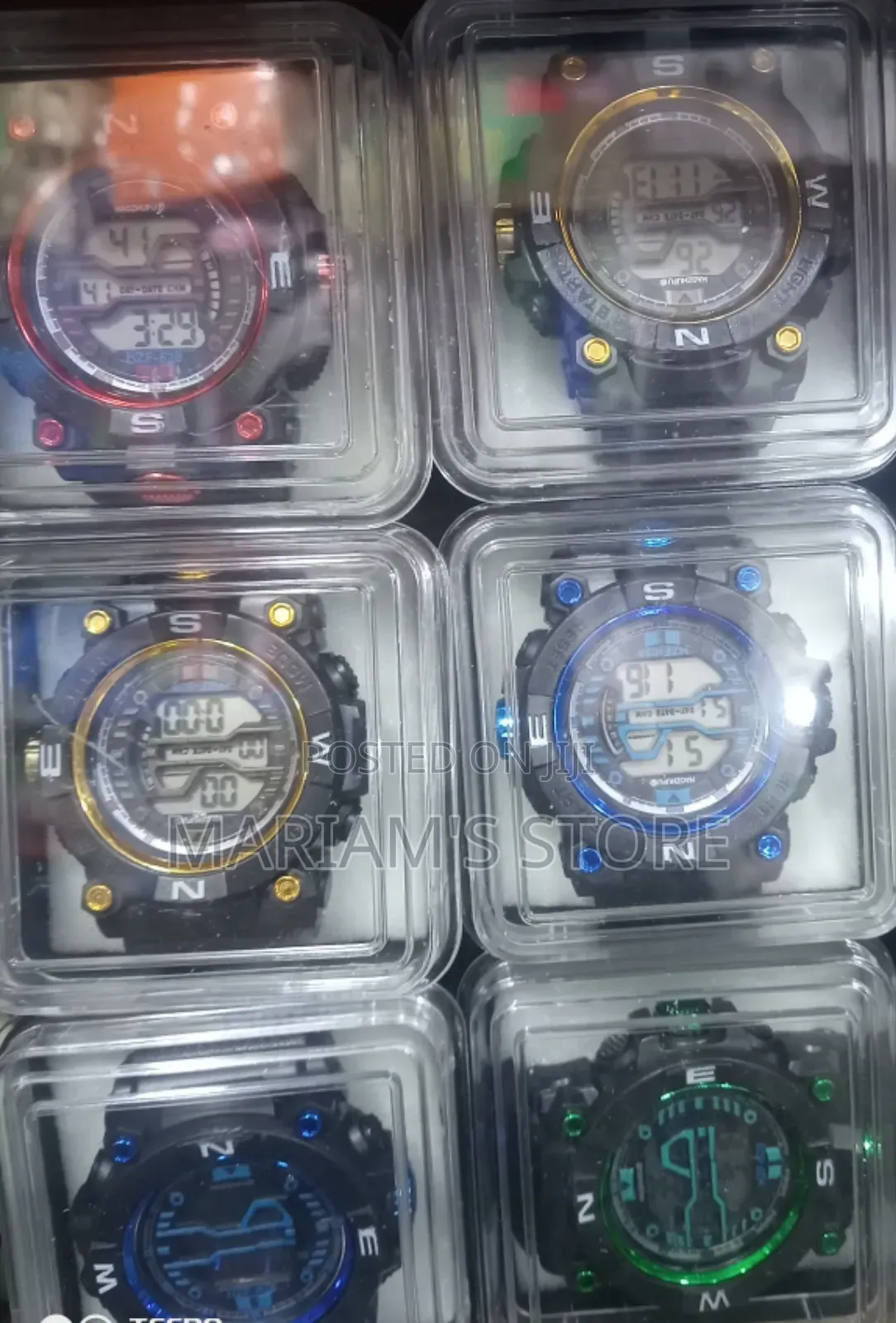 Generic Classic Strong Digital Sports Watches In Various Colors.