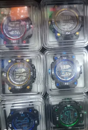 Generic Classic Strong Digital Sports Watches In Various Colors.