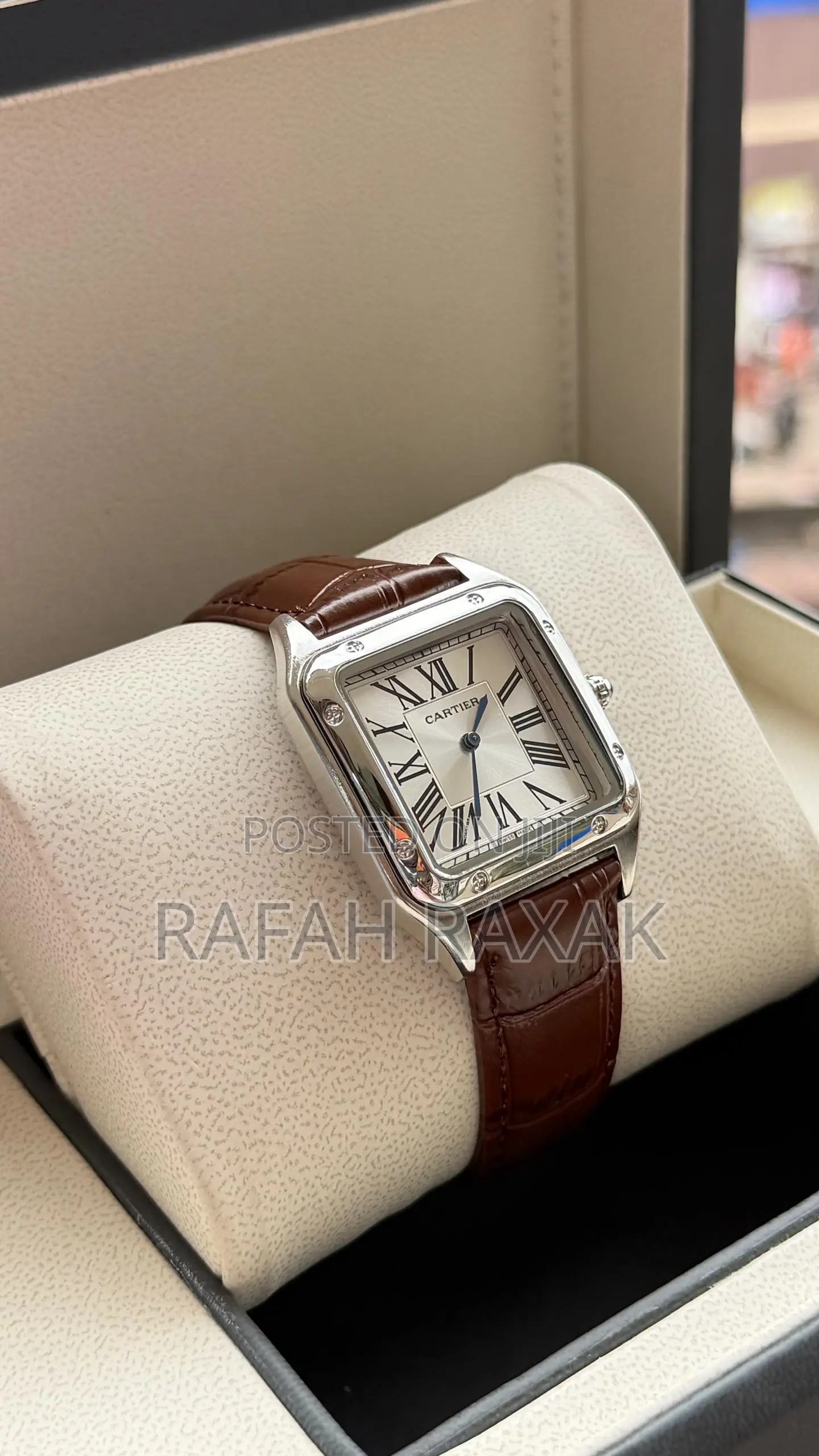 Silver Case Version of Santos De Cartier Watch
