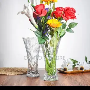 Crystal Flowers Vase