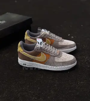 Multi-Colored Suede Colorways Nike Air Force 1’07 Low Sneakers