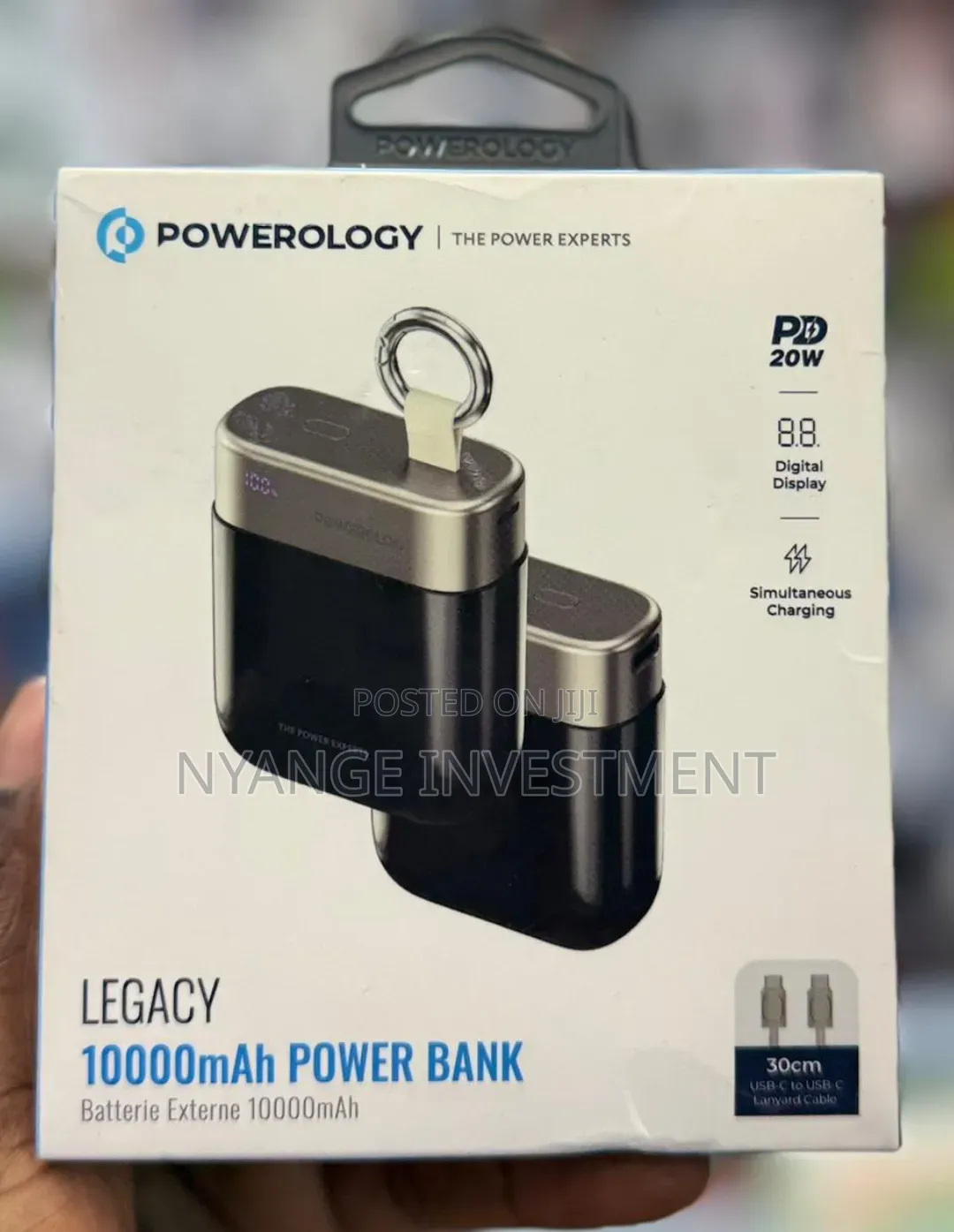 Powerology Legacy 10000mah Power Bank .