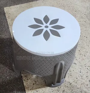Greyand White Plastic Centre Table