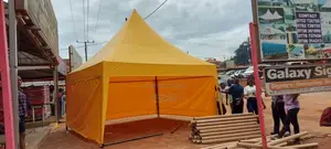 A Yellow Single Peaked Tent