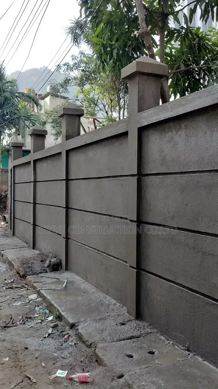 Wall Fence Construction