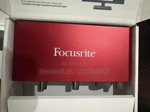 Focusrite Scarlett 2i2 (3rd Gen) Audio Interface Sound Card.