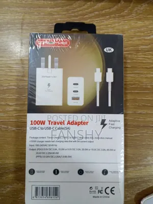 Original 100w Super Fast Charging Usb-C X2 Usb-a Power Adapter Trio