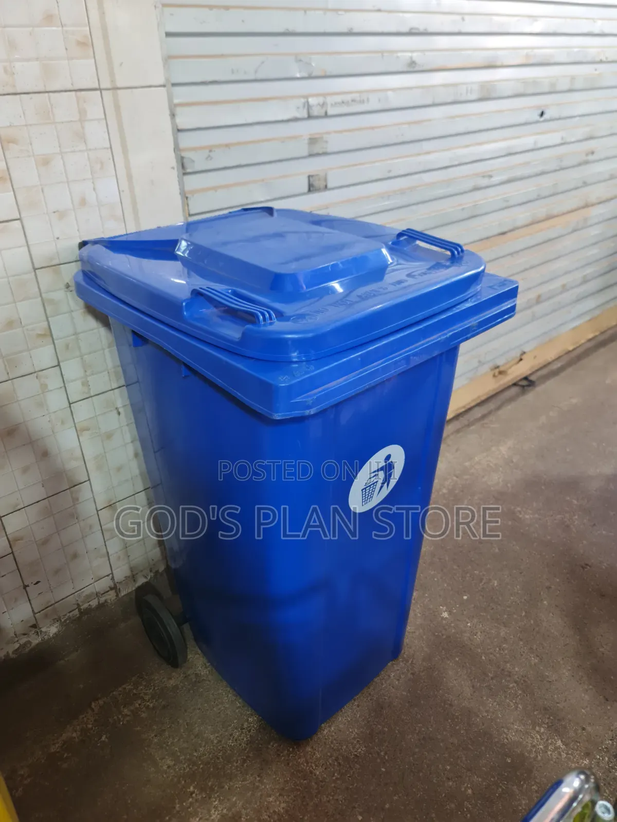Blue 240litres Plastic Dust Bins Plastic Dust Bins