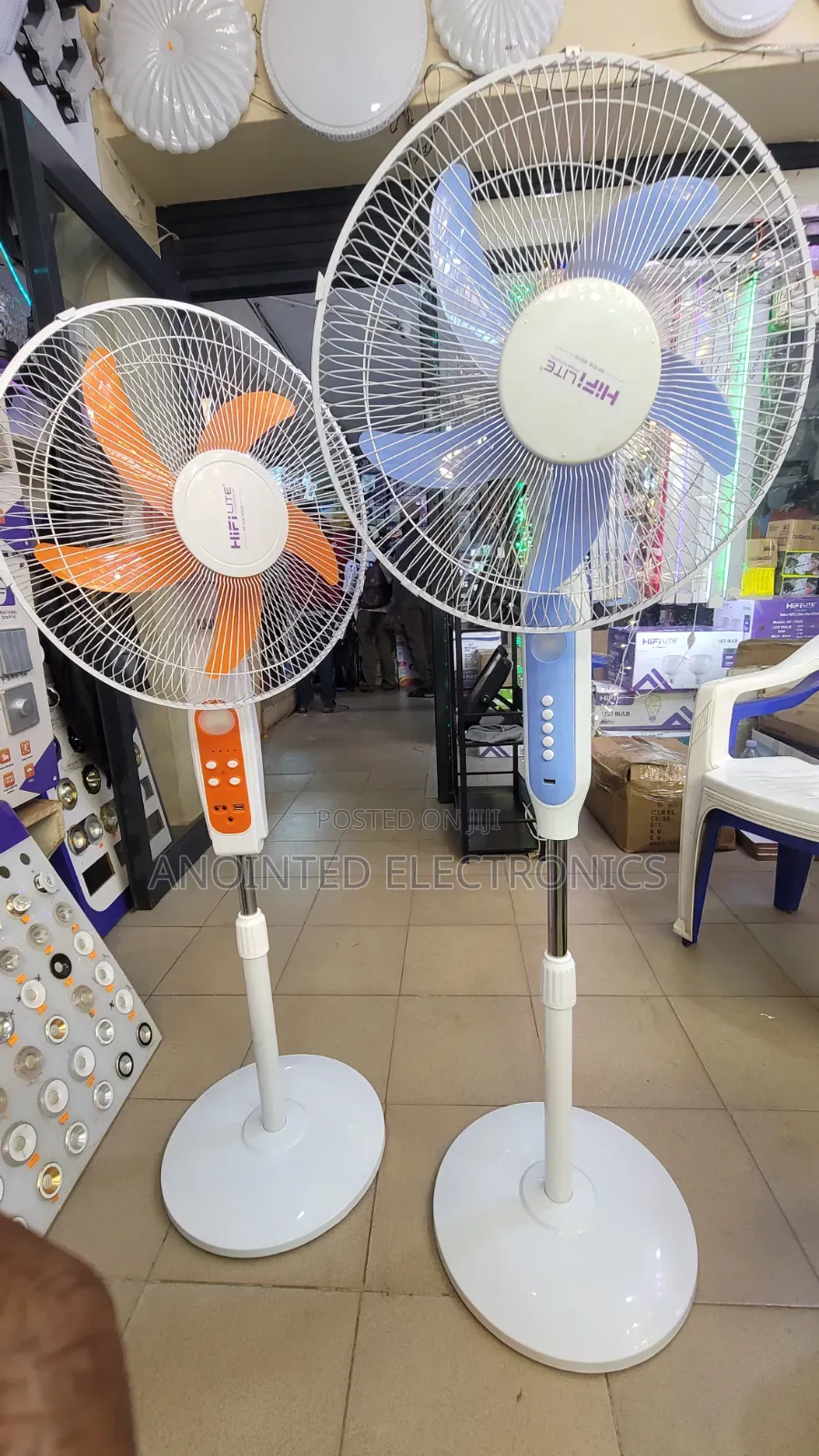Hifi Rechargeable Remote Control Fan