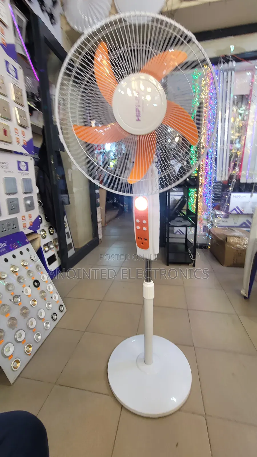 Hifi Rechargeable Standing Fan With a Remote