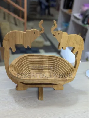 Creative Foldable Bamboo Fruit Basket
